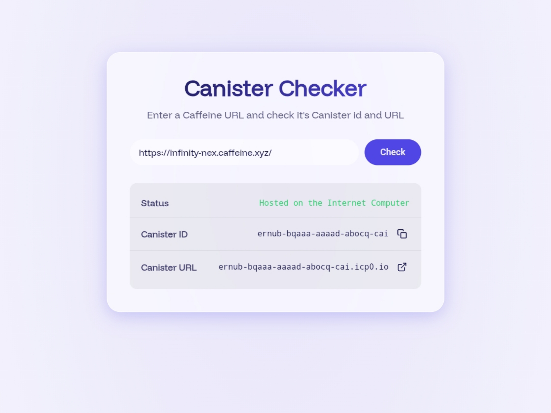 Canister Checker